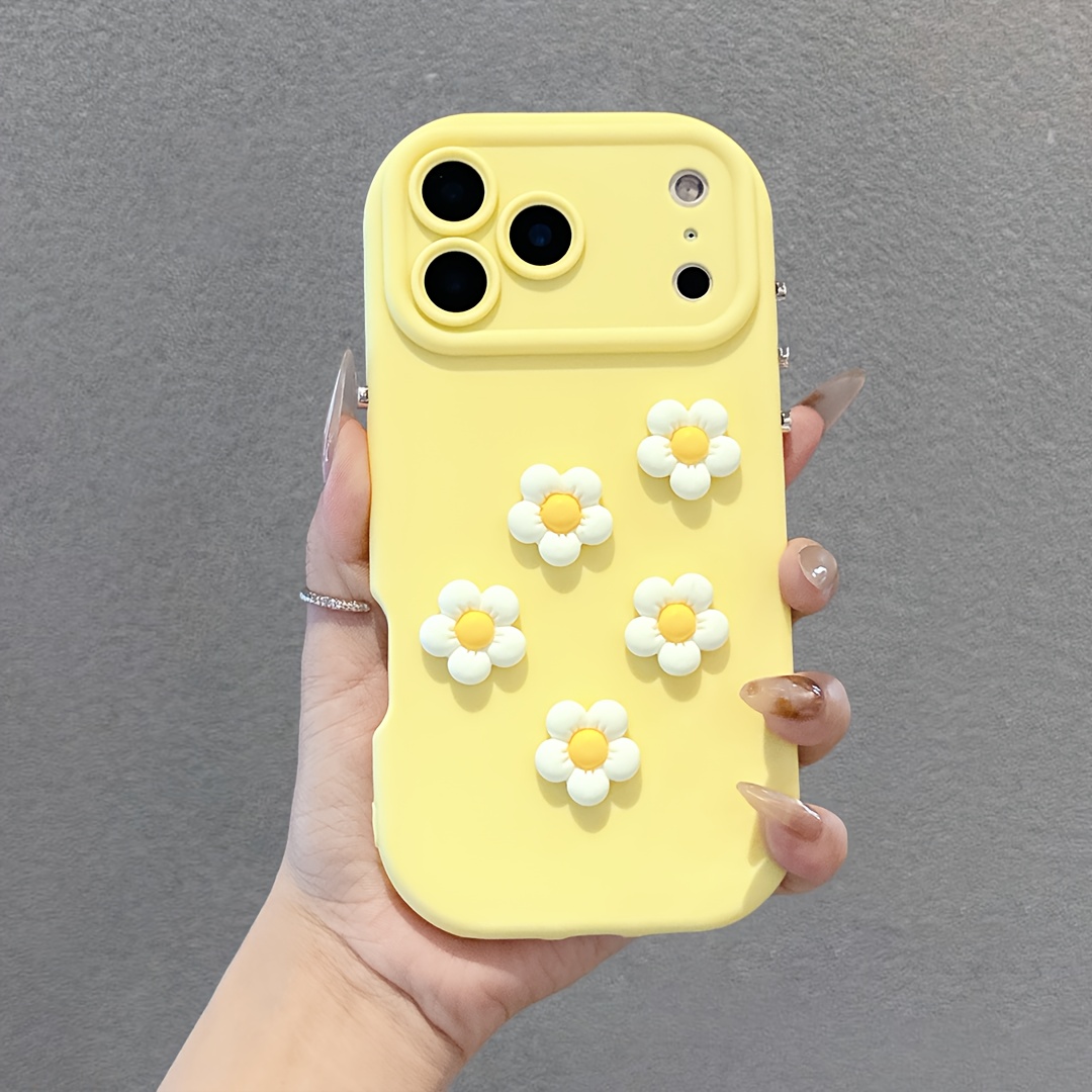 TEMU Phone Case - 1pc, 5pcs Small -colored Phone Cases, Full Screen Flower 3d, Suitable For Iphone 18 Pro Max 17/16/15/14/13/12/11 Pro Protective