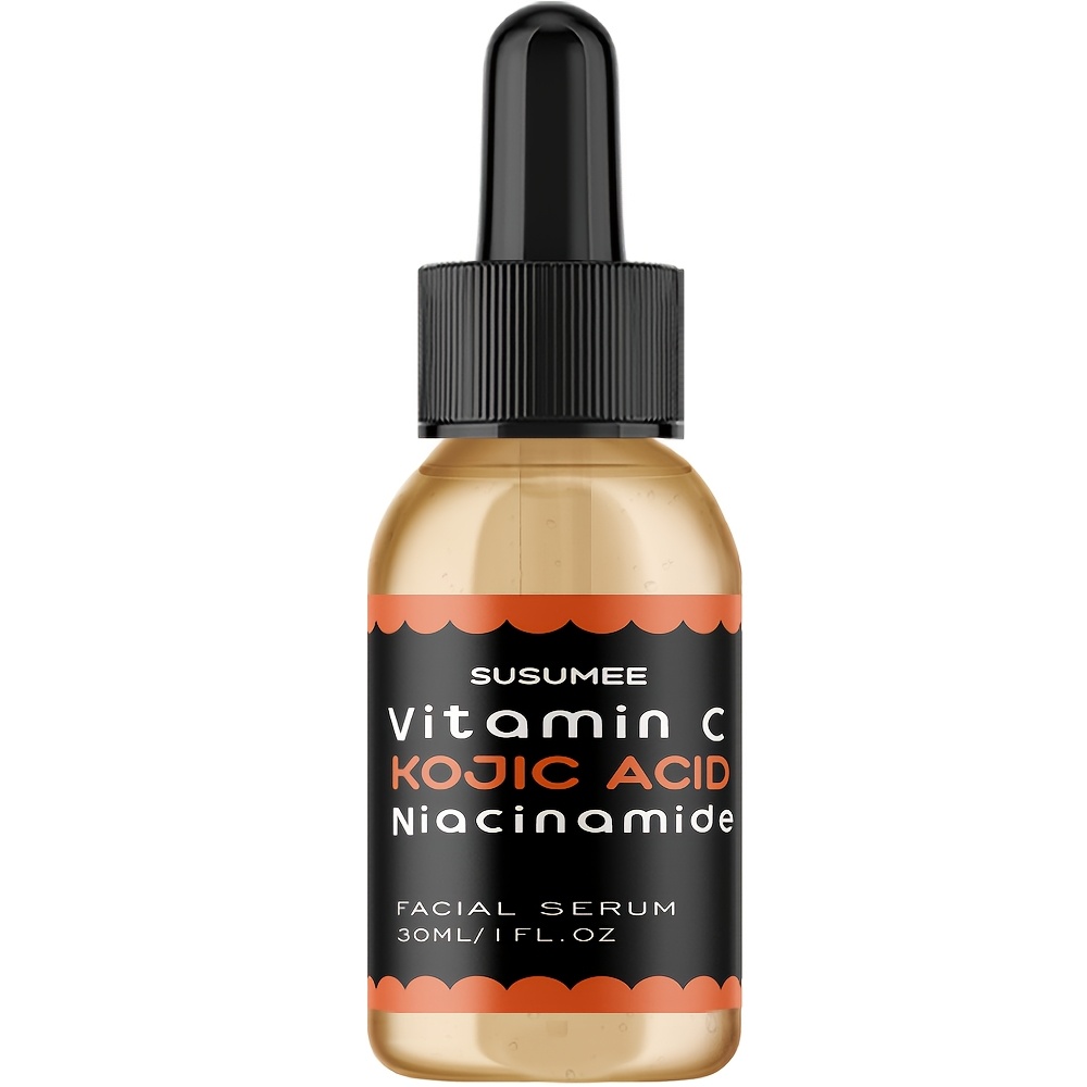Image of Vitamin C Kojic Acid Niacinamide Facial Serum With Hyaluronic Acid, Arbutin Skin Tone, 1fl.oz