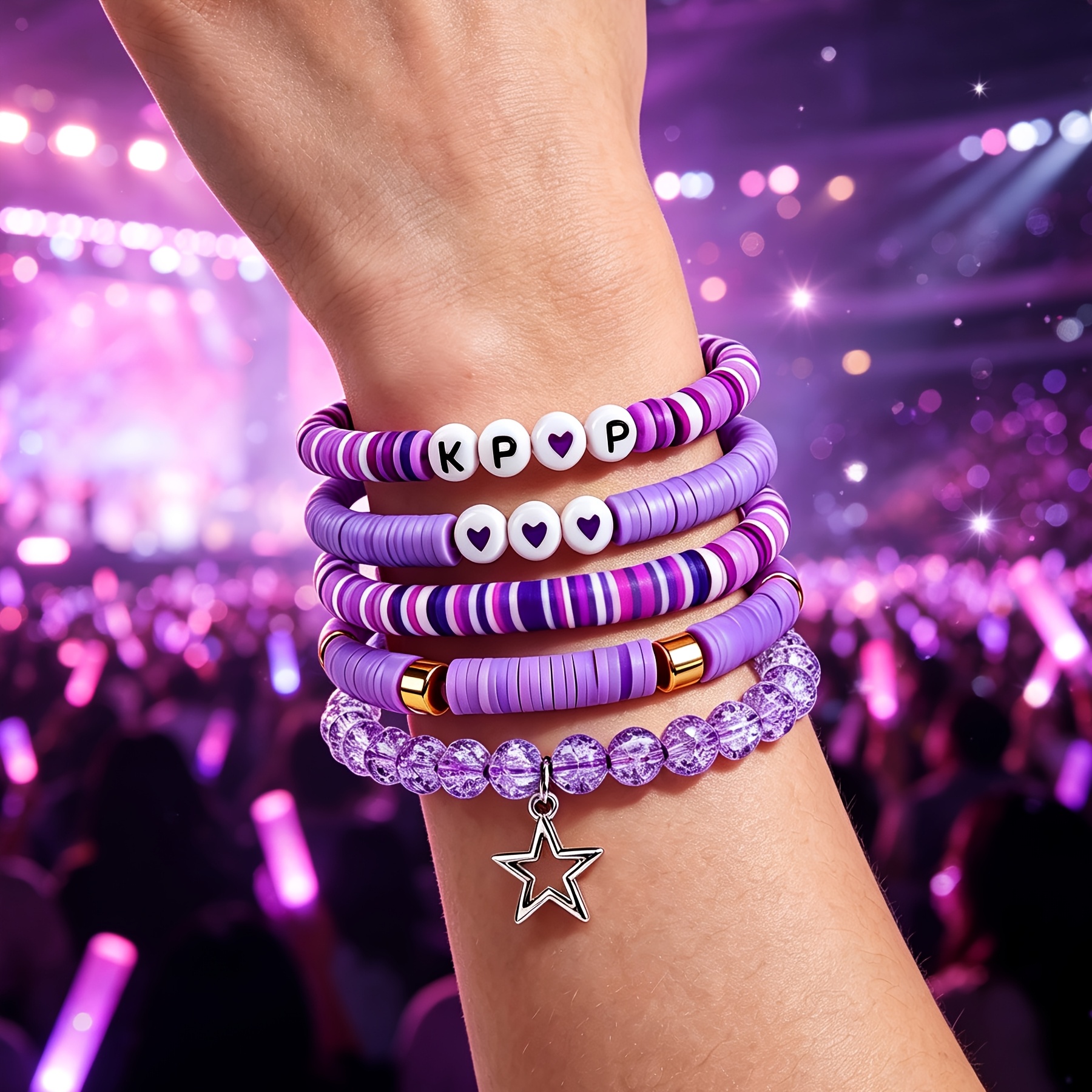 K-pop Friendship Bracelet Set, Ideal for Music Festivals