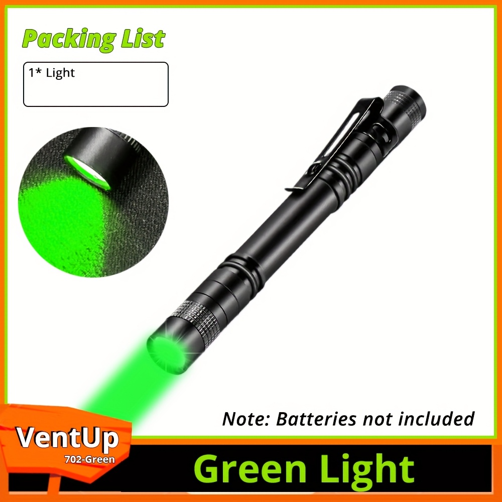 E-shop UV-Taschenlampe aus Aluminiumlegierung, rote Taschenlampe, grüne Taschenlampe, Weißlicht, vier Lichtfarben verfügbar, geeignet für