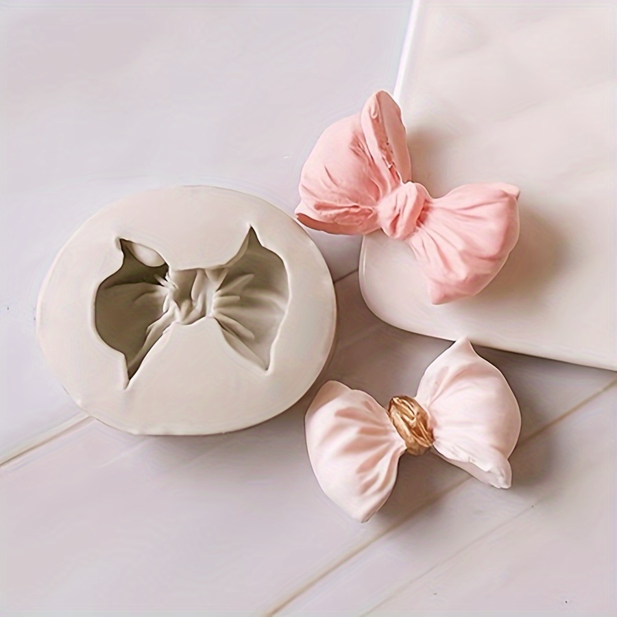 

1pc, Silicone Bowknot Mold Set For Candy Fondant Chocolate, Diy Baking Accessories, Epoxy Resin Clay, Cake Decorating