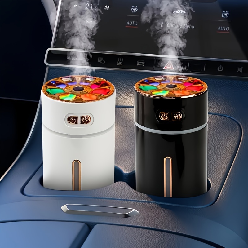 

Car Diffuser Humidifier Aroma* Essential Oil Diffuser Usb Cold Mist Mini Portable Diffuser For Car Home Office Bedroom, 3 Colors Available