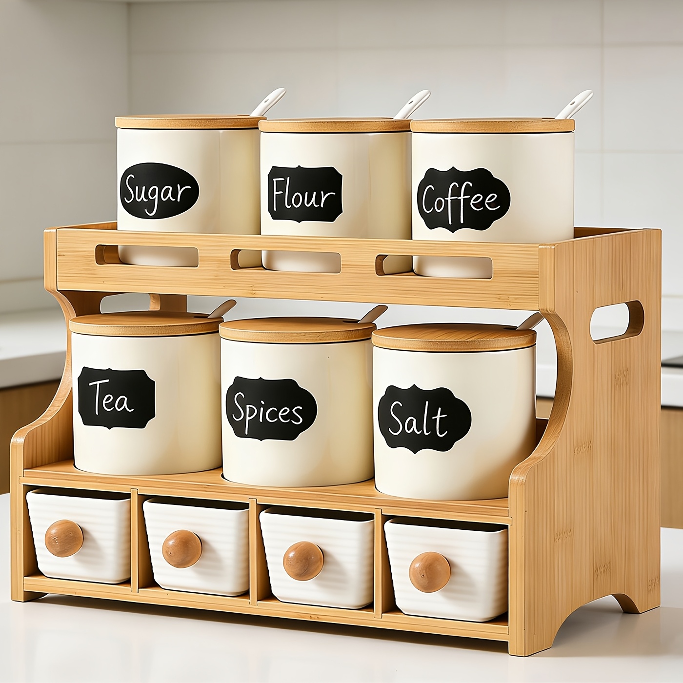 36-Piece Self-Adhesive Jar & Container Labels