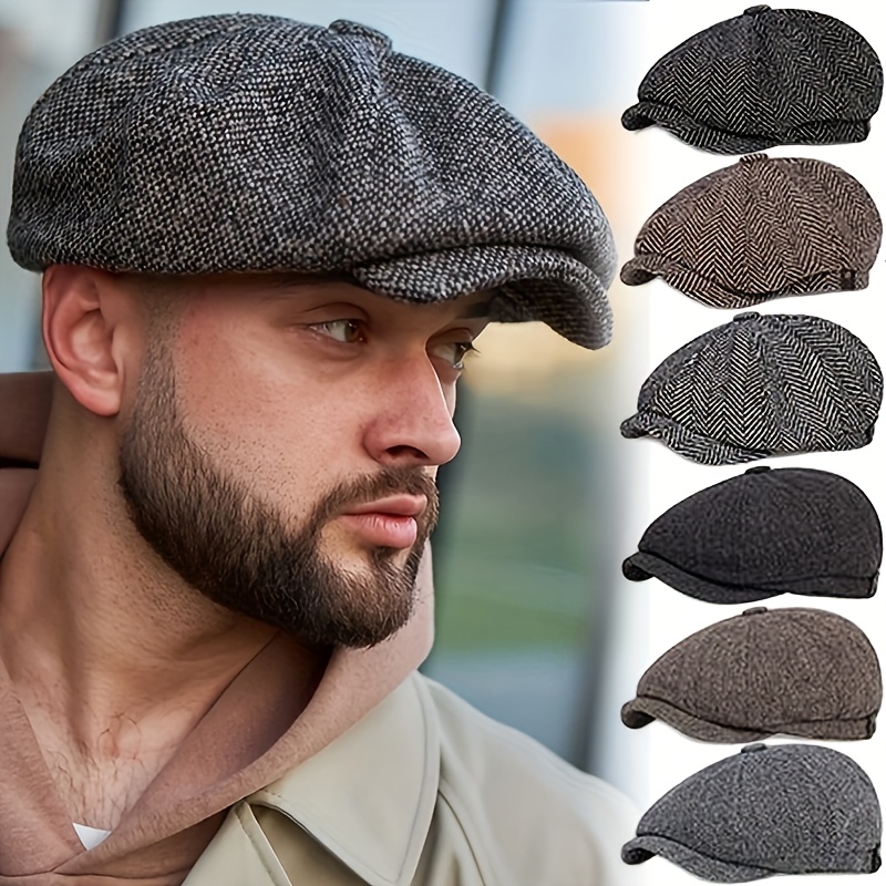 

Men' Cap, Polyester Ivy Hat, Cap - Weaving - 1pc