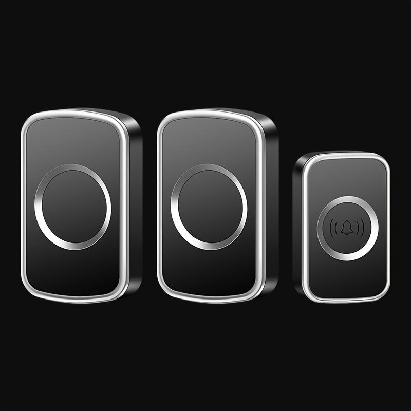 wireless doorbell   powered home doorbell   1 button 2 receivers   60 ringtones suitable for    
