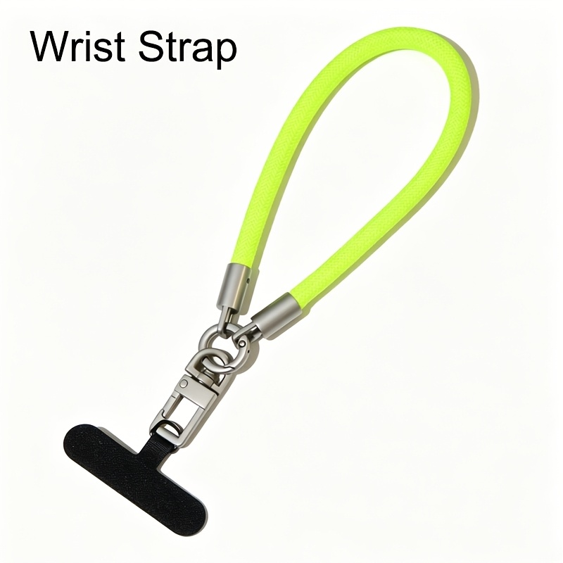 TEMU Universal Phone Wrist Lanyard Strap Anti-drop Finger Loop Holder Premium Durable Tether For Smartphone Keychain Wallet Id Badge Heavy Duty