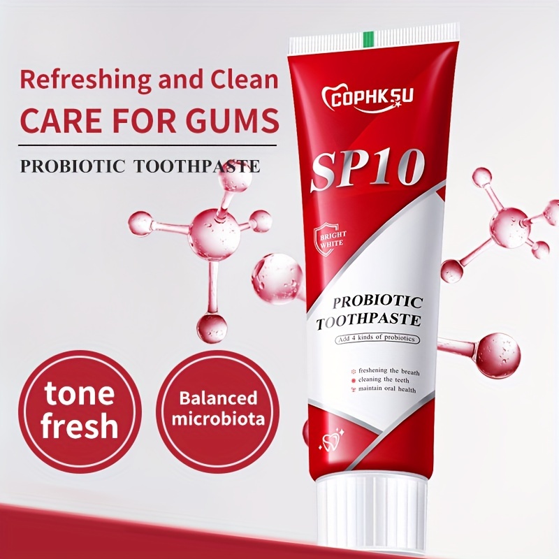SP10 Probiotic Toothpaste: Brighten Your Smile, Reduce Stains, And Promote Oral Health