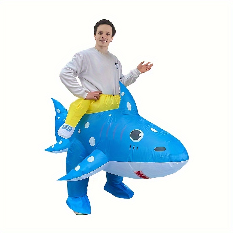 Unisex Funny Inflatable Shark Cosplay Costume Suit Adult - Temu