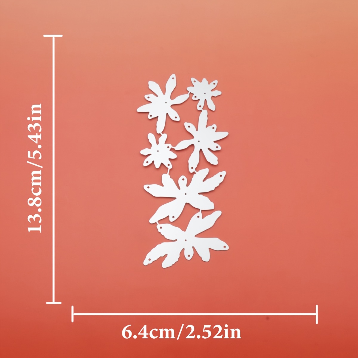 TEMU 1pc Metal Cutting Die, Creative Flower Greeting Card Embossing Cutting Die, Embossing, Card Making Decoration And Album Die. Suitable For