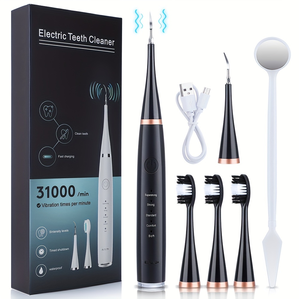 

Teeth Cleaner For Washing Teeth, Household Portable Electric Toothbrush, Care Tools, Dental Instrument, Remove Dental Calculus, Toothbrush Teeth Cleaning Dual Use