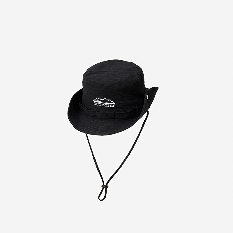 TEMU Outdoor Vintage Fisherman Hat Summer Hiking Fishing Sunshade Hat Climbing Hat