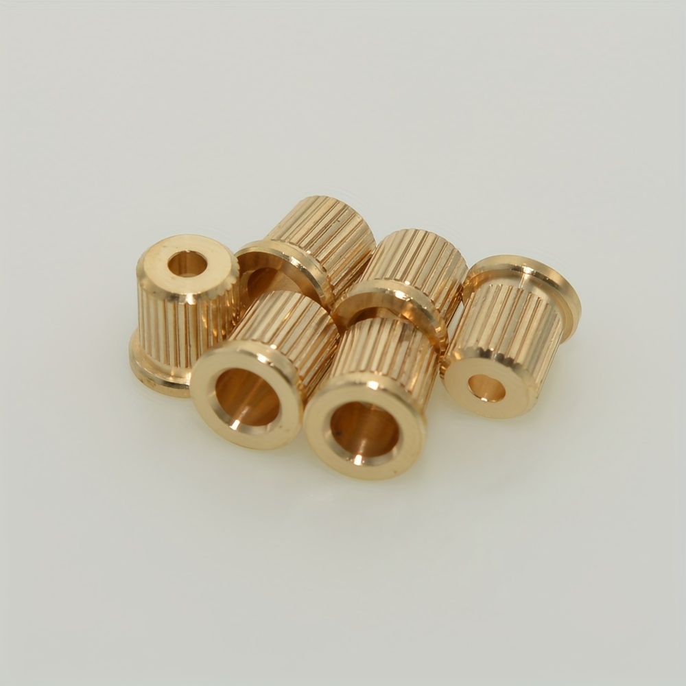 cnc machined 7 5mm all copper plated string through ferrules suitable for tlcaster electric guitars