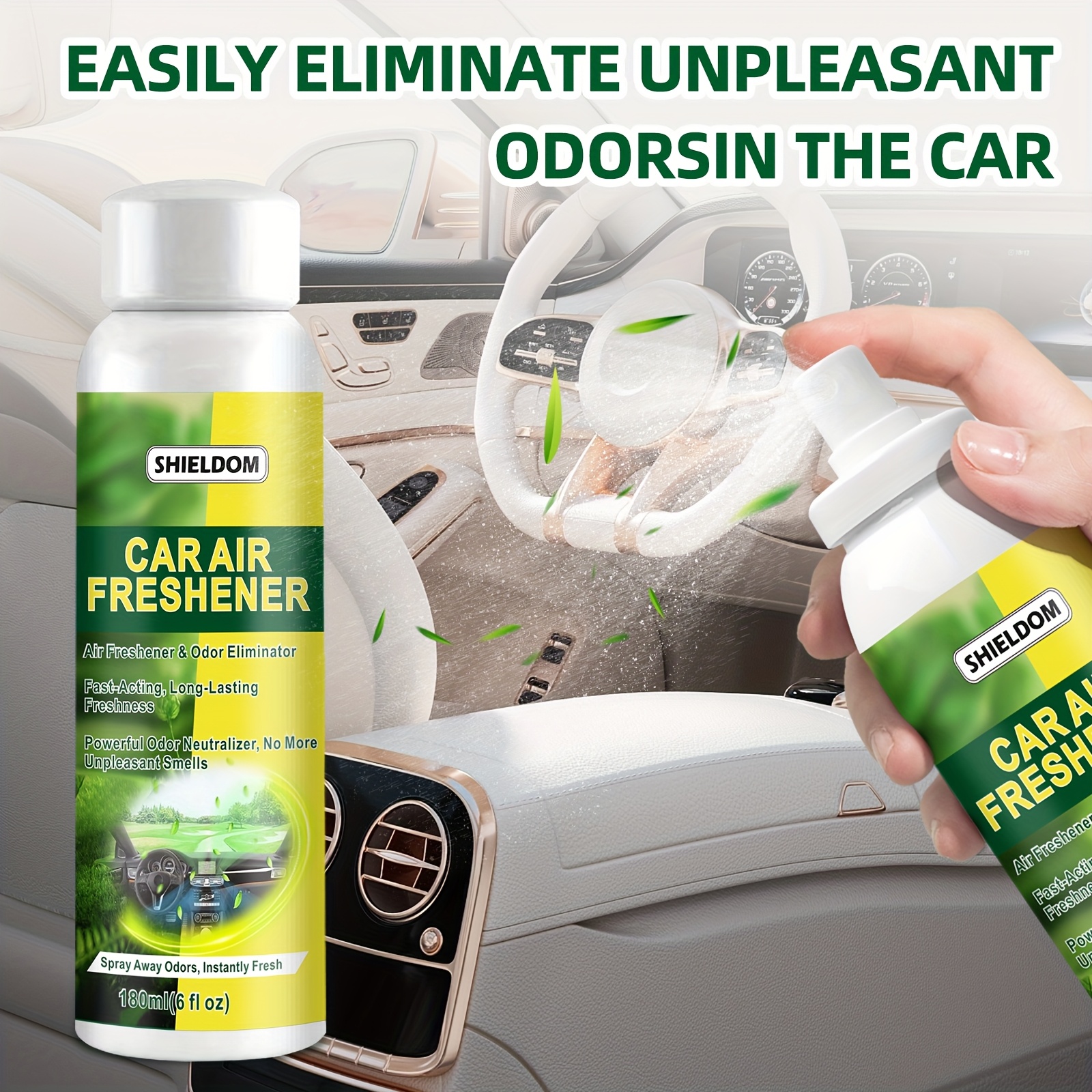 Unscented Odor Eliminator Car Air Freshener Fragrance-free Odor Strong  Deodorizer Safe for Cars, Home, Office, Bathroom, Hotel, Room 6oz/180ml