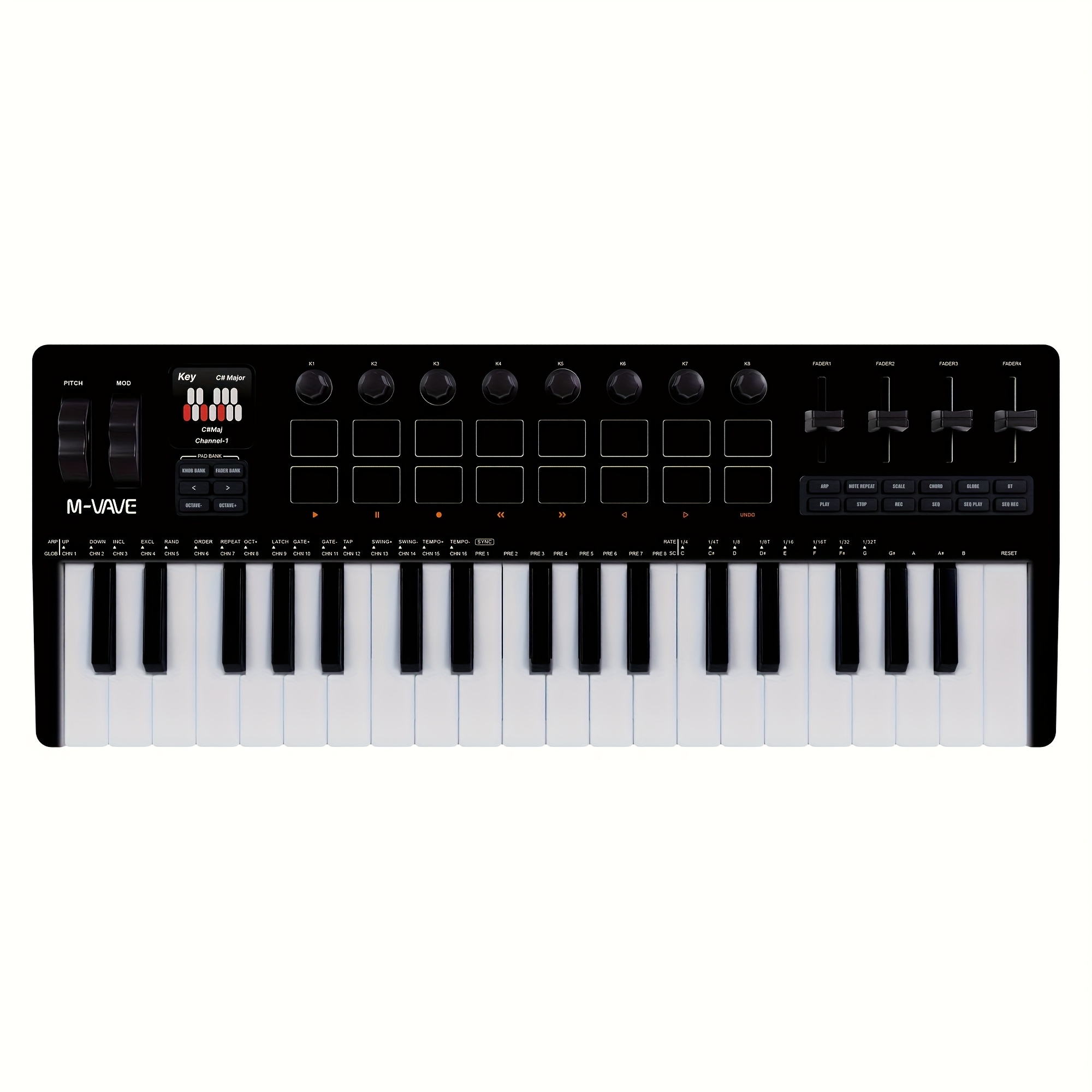 m smk 37 pro 37 key wireless midi controller - Temu