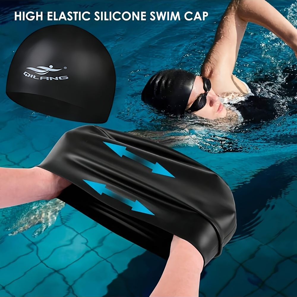 Swim Station Bonnet Silicone – Hommage Console, 55 G, Nervures Anti-Glisse, Fabriqué En Espagne