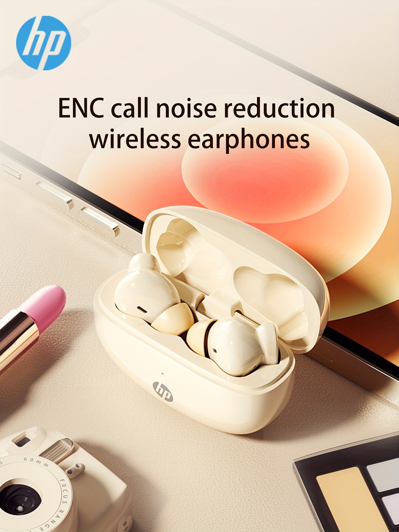   true wireless headphones enc noise cancelling earbuds comfortable for iphone android built in microphone sweat resistant earphones wireless headphones details 6