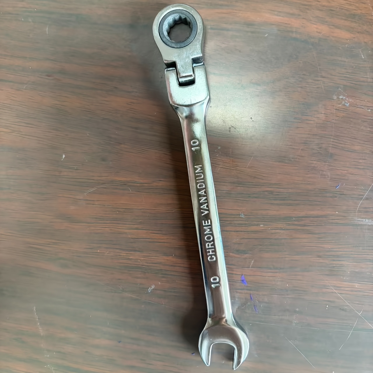 TEMU 1 Ratchet Wrench, 10mm, Suitable For Automotive, Bicycle, Motorcycle, And Sailboat Repairs, Diy Tool, Professional-grade Compatibility