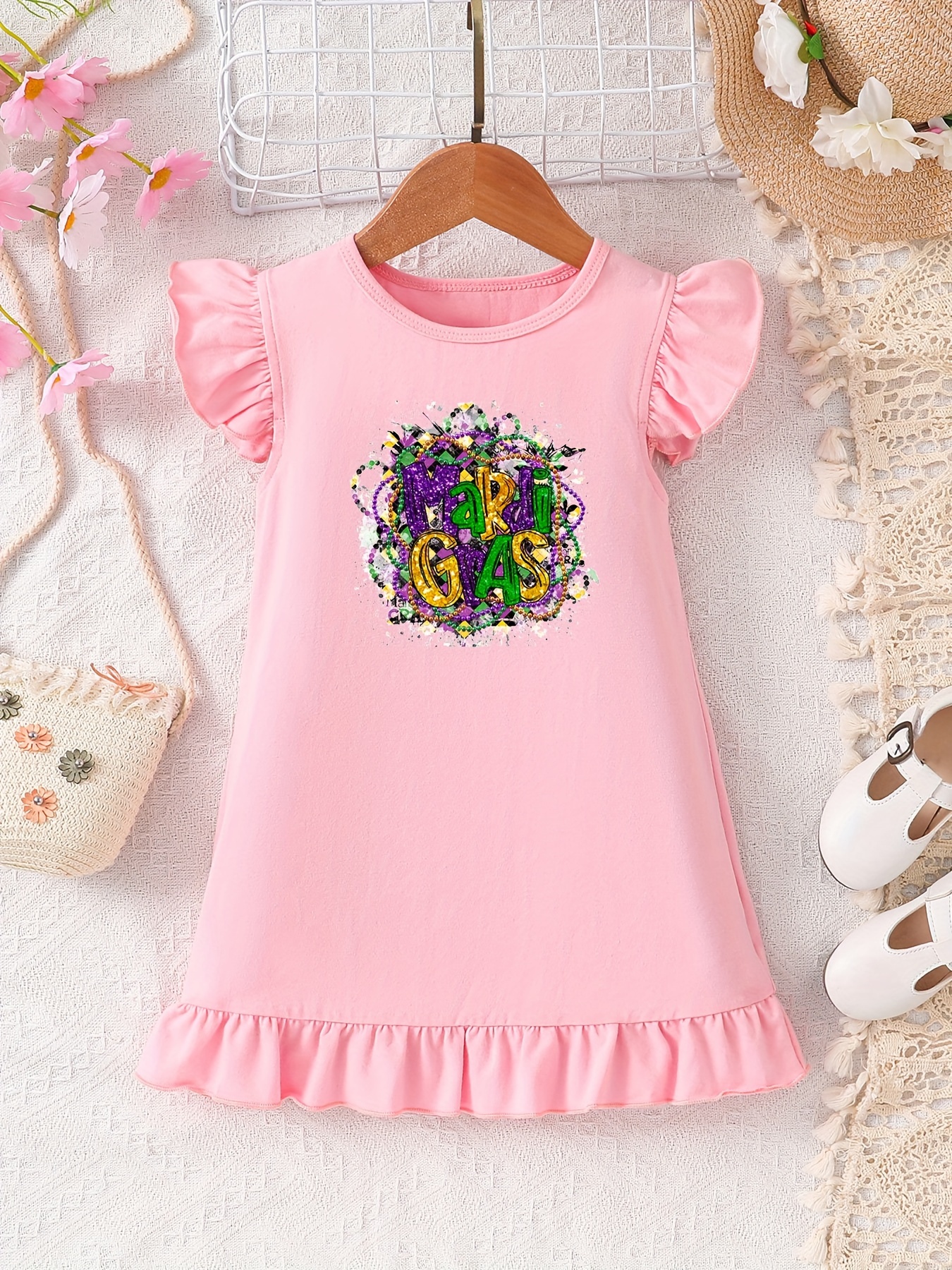 mardi gras birthday baby clothes