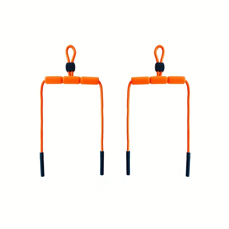 TEMU 2pcs Beach Snorkeling Floating Anti-drop Sports Adjustable Eva Tube Glasses Chain Eyeglass Chain Eyeglass Cord