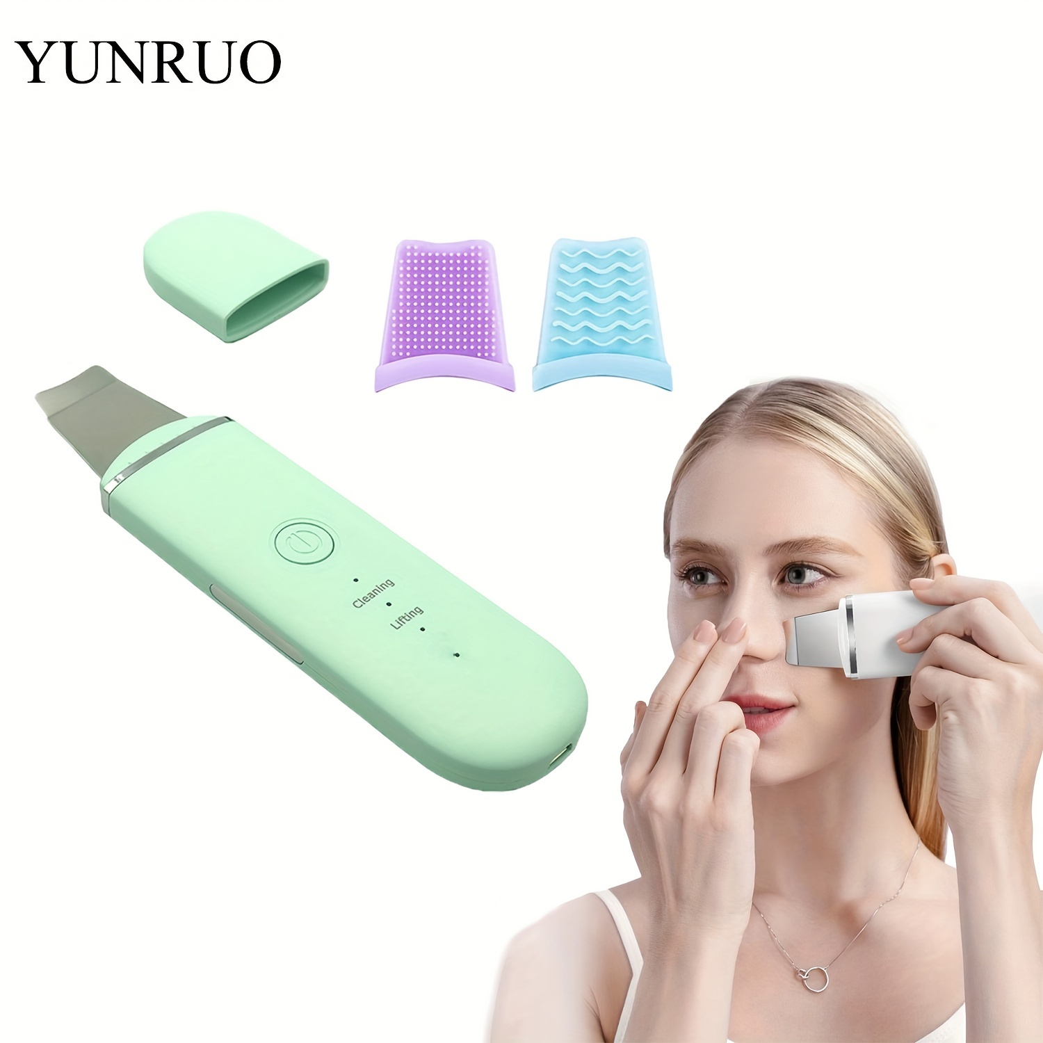 

Yunruo , Facial Deep Cleanser, 4 Modes Adjustable Cleansing Massage Tool, Skin Care Beauty Instrument, Skin Care Gift For Girls