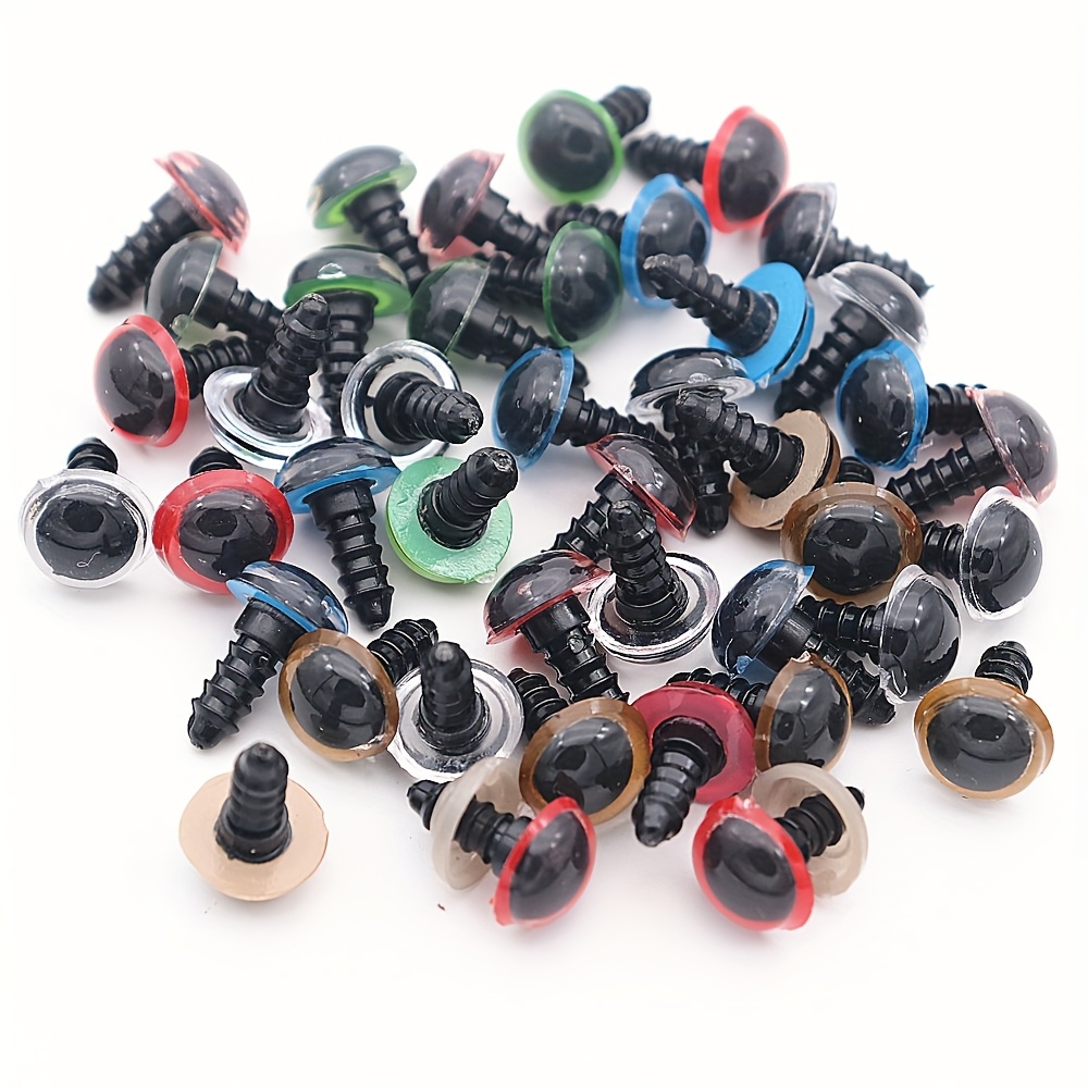 150 Yeux De Sécurité Pour Poupées Et Peluches - Lot 6 à 12 Mm Avec Rondelles Et Boîte De Rangement