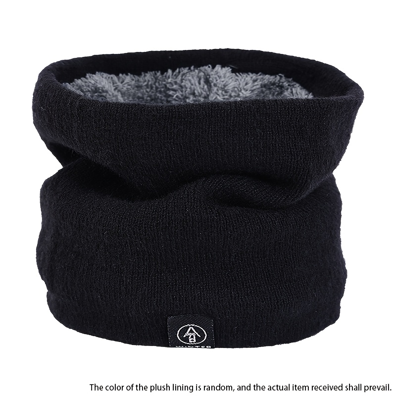 TEMU Pañuelo elegante de 1/2 piezas para con forro de felpa para y elasticidad, adecuado para actividades al aire libre, ocio y ocasiones formales,