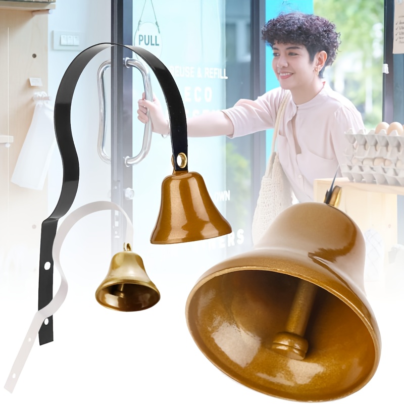 Shopkeepers Bell, Antique Shop Door Bell Wall Mounted Metal Shopkeepers Doorbell Dog Training Bell Home Decoration, Ring Bell For Door