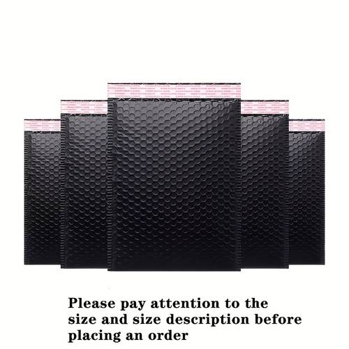 50 black poly bubble envelopes 16 99 x 10 92 cm padded shipping envelopes for small business packaging and mailing supplies envelopes
