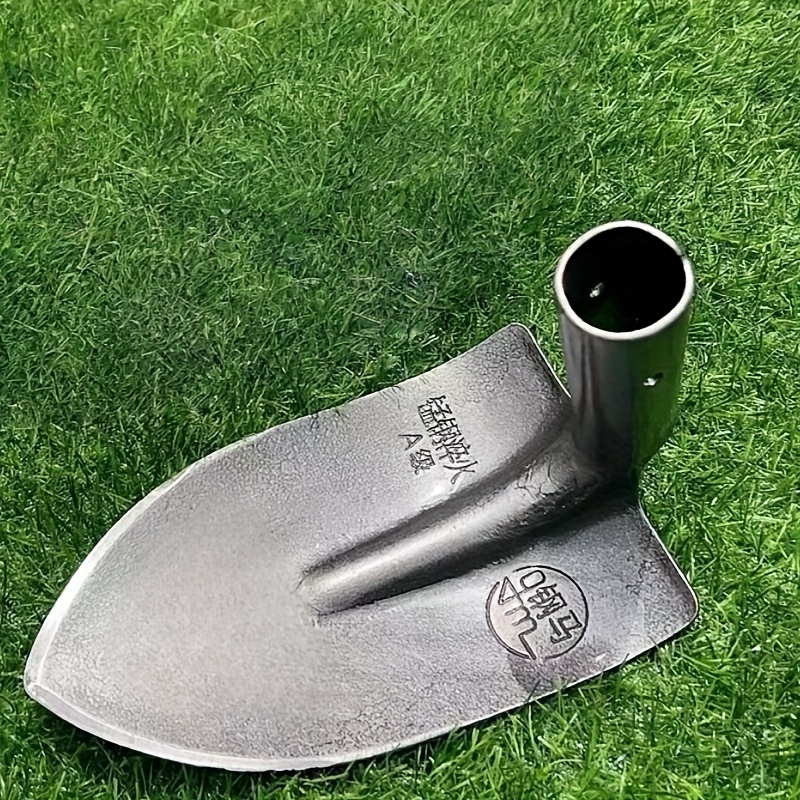 Image of Heavy-duty Steel Gardening Spade With A Long , Suitable For Turning Soil, Weeding, Digging, And Planting. Ideal For Home Gardening, Garden, And Lawn Care, Without A Handle