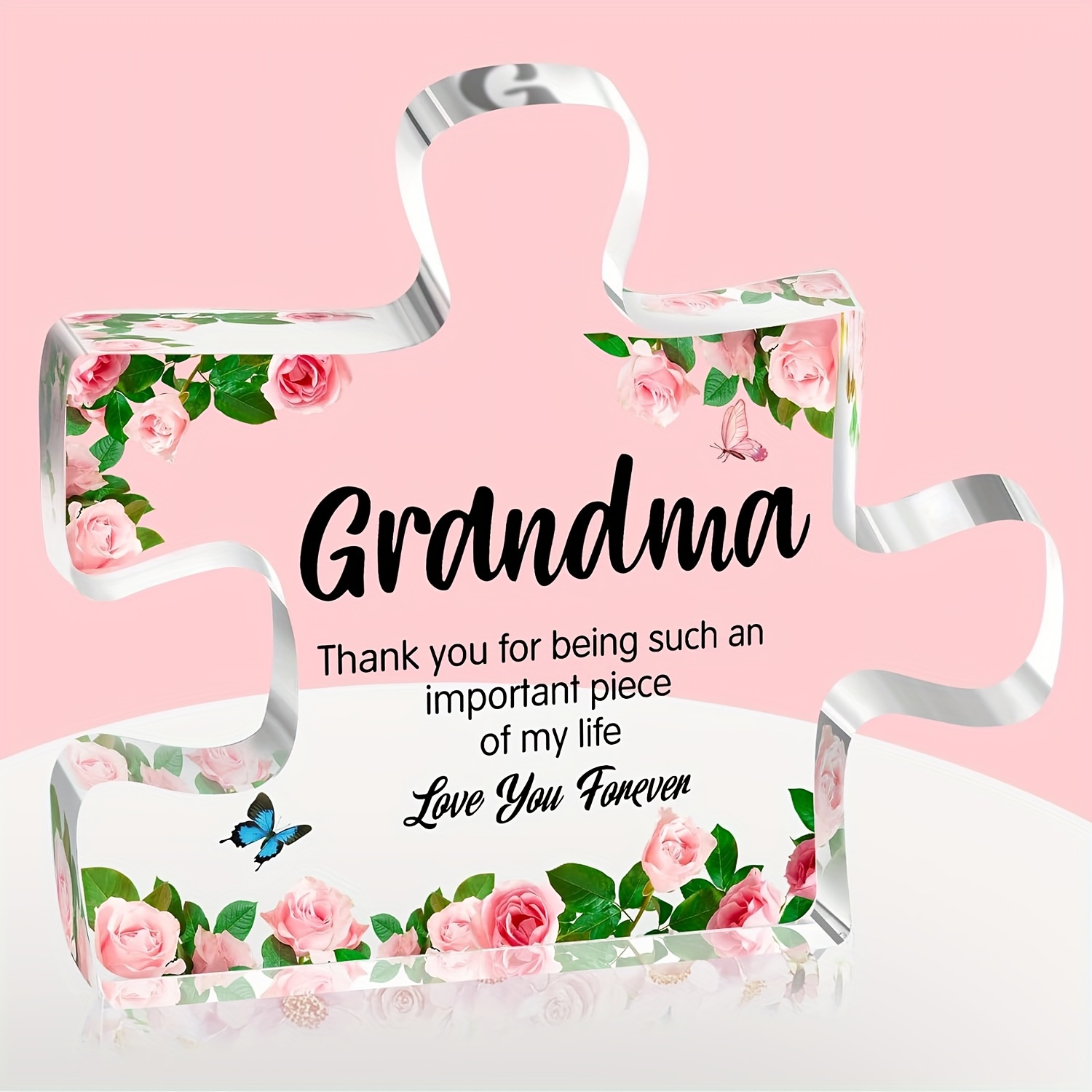 

Gifts For Grandma, Thank You Gifts For Grandma On Day, Acrylic Puzzles, Birthday Christmas Gifts For Grandma From Grandchildren, Cool Room Decorations, Unique Gift Ideas