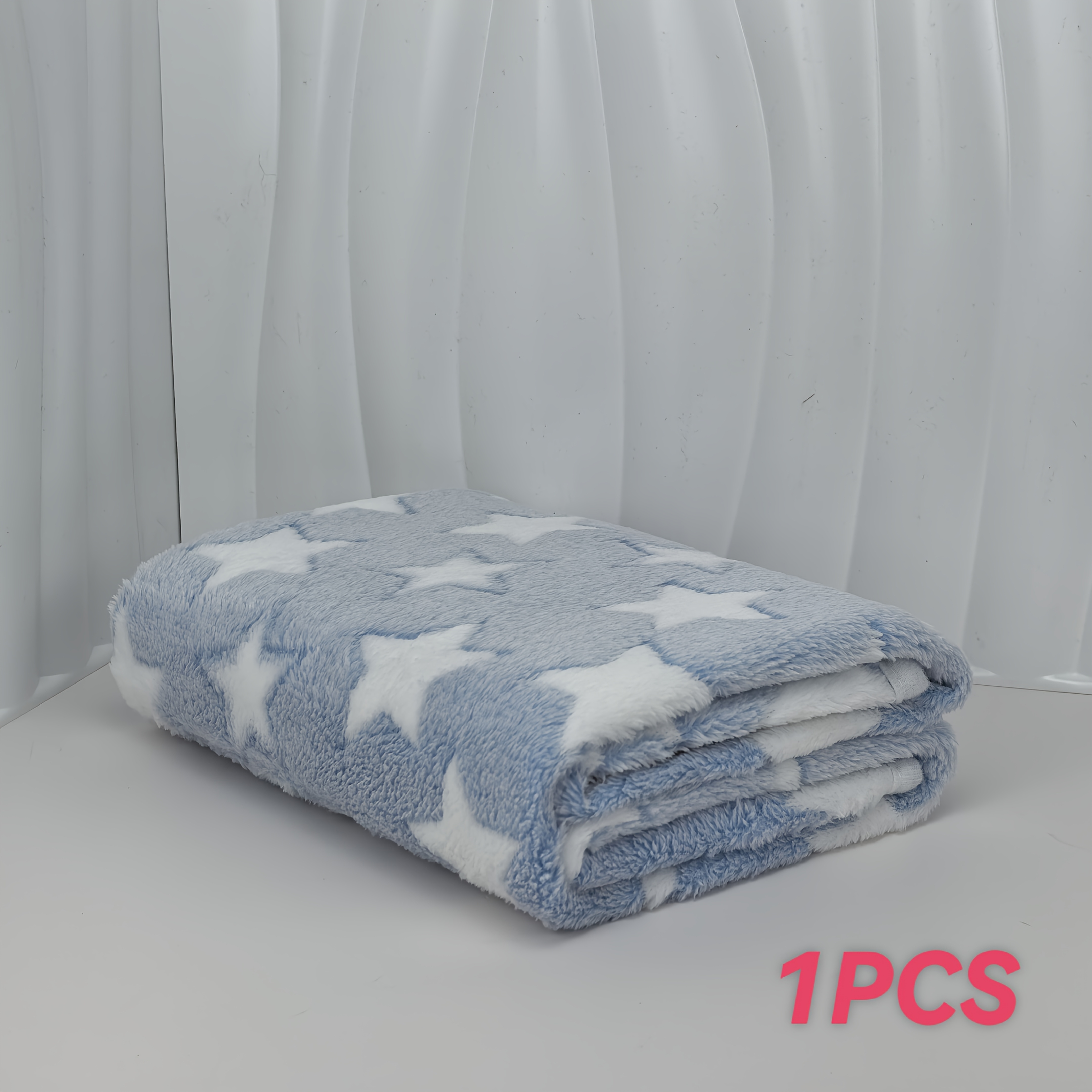 TEMU 1pc Flannel Dog Bed, Warm And Breathable, Scratch-resistant And Bite-resistant, Fluffy And Soft, Suitable For Puppies And Adult Dogs