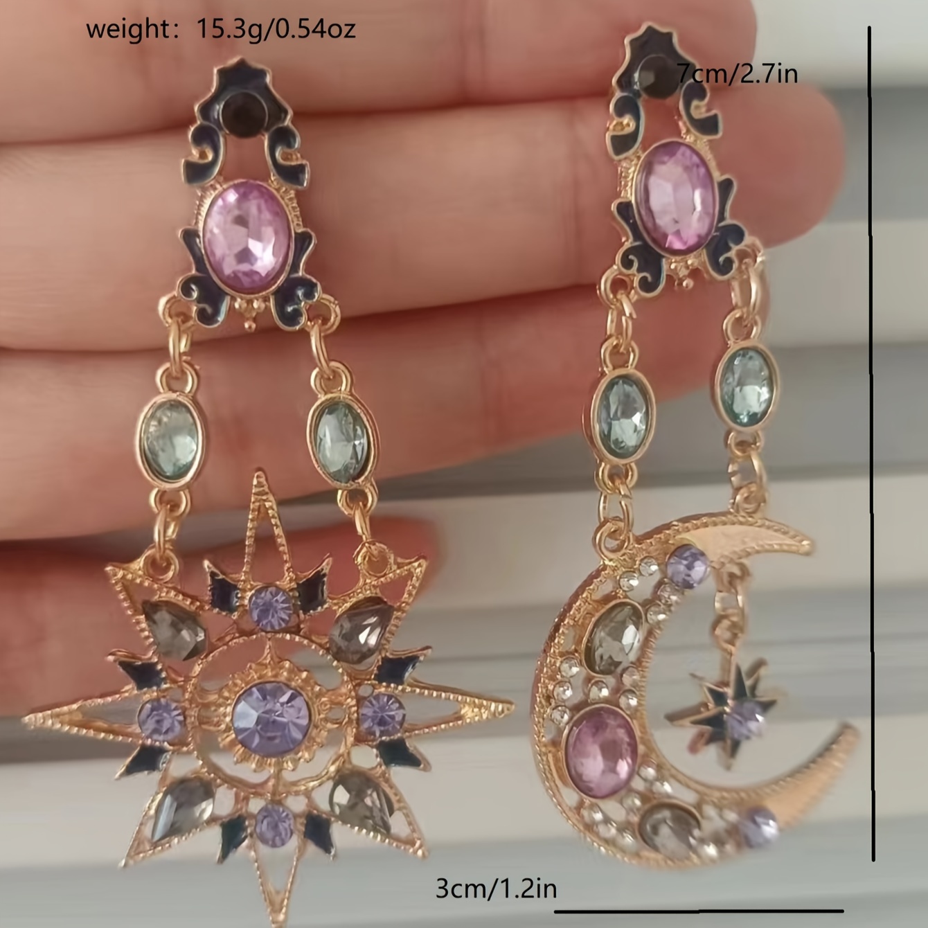1 Pair of Fashionable Women's Earrings Birthday Party Gift Personality
