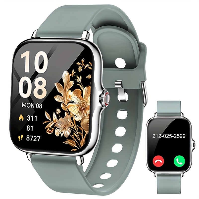 Fully Touchscreen Smartwatches for Men And Women, Featuring Wireless Wireless Calling And Answering, Step Counting, Compatible with Android And Ios Smartphones, Available in Multiple Color Options, Perfect As a Holiday Gift for Men, Women, Couples
