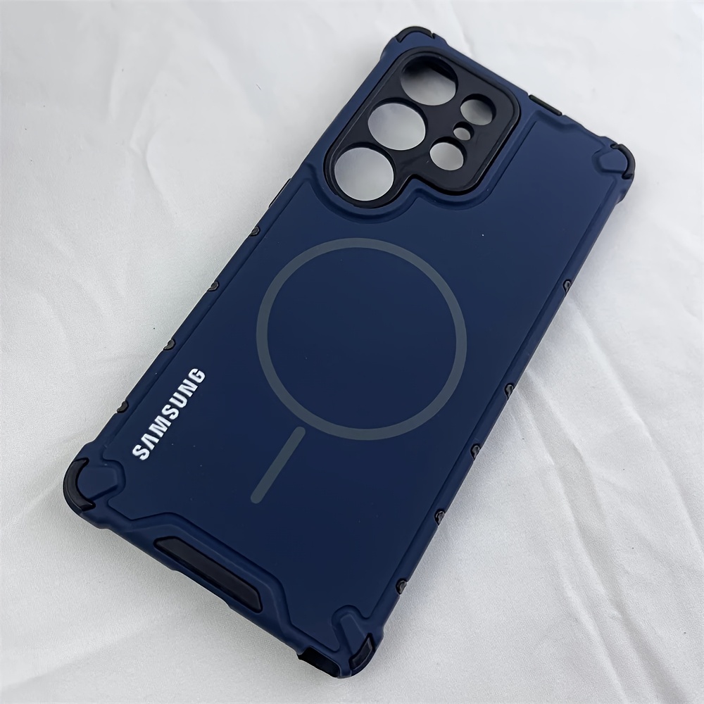 TEMU Phone Case - Luxury Magnetic Phone Case Compatible With S26, S25, S24, S23 , A56, A36, A55, A35 5g, Shockproof Armor Shell, Universal For Car