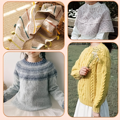 Prabangus 15 vnt. rinkinys 750G (26.4Oz) 100% Merino vidutinio pluošto vilnos siūlai