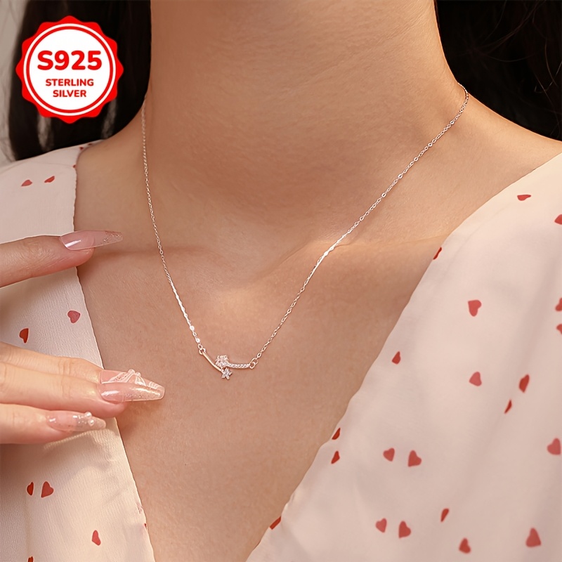 925 Hypoallergenic Meteorite Encounter Necklace, Classic All-Match