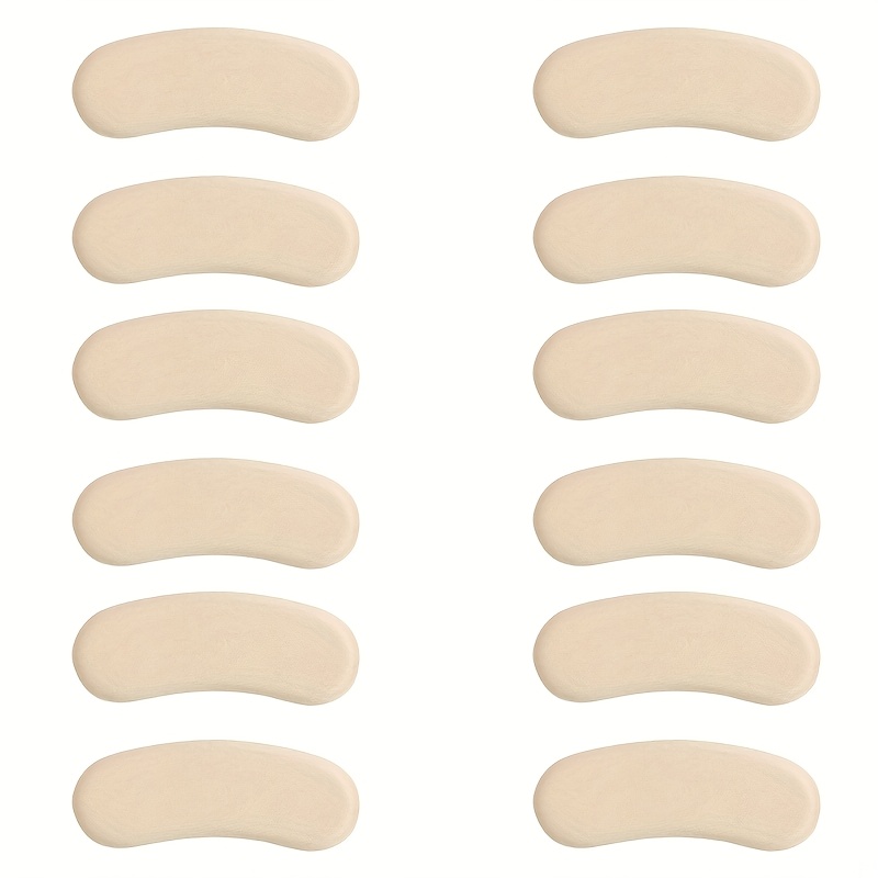 TEMU 【12枚】粘着式ヒールパッド、ソフトスポンジ素材、ハイヒールに最適 - 調節可能な靴サイズ、pcs保護パッド、靴サイズ調整、シームレスヒールライナー、目立たないインソール、丈夫な靴ステッカー、ヒールパッチ、インソールライニング
