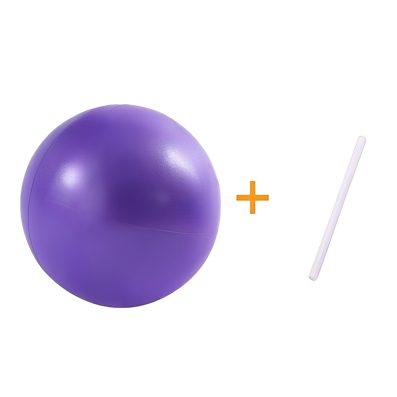 TEMU Mini Pilates & Ball Suitable For Training, Portable Exercise Ball For Gym, Pilates, For Levels - Improved Coordination & Posture, Workout Ball