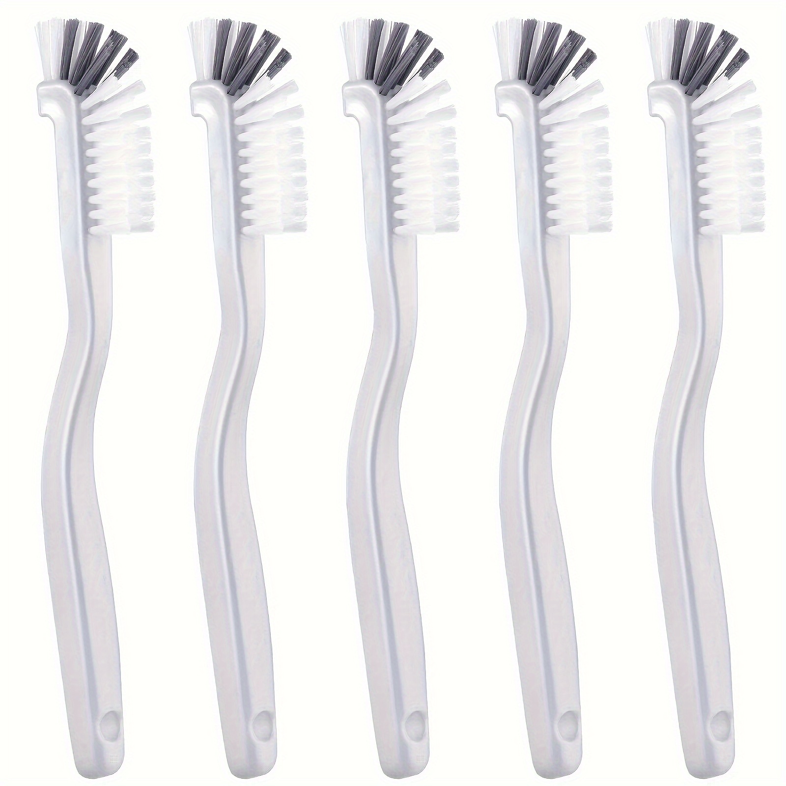 

5pcs Cleaning Brushes With Stiff Bristles – Deep Clean Kitchen, Sink, Bathroom, Pots, And Grout – Plastic Handles For Effective Scrubbing