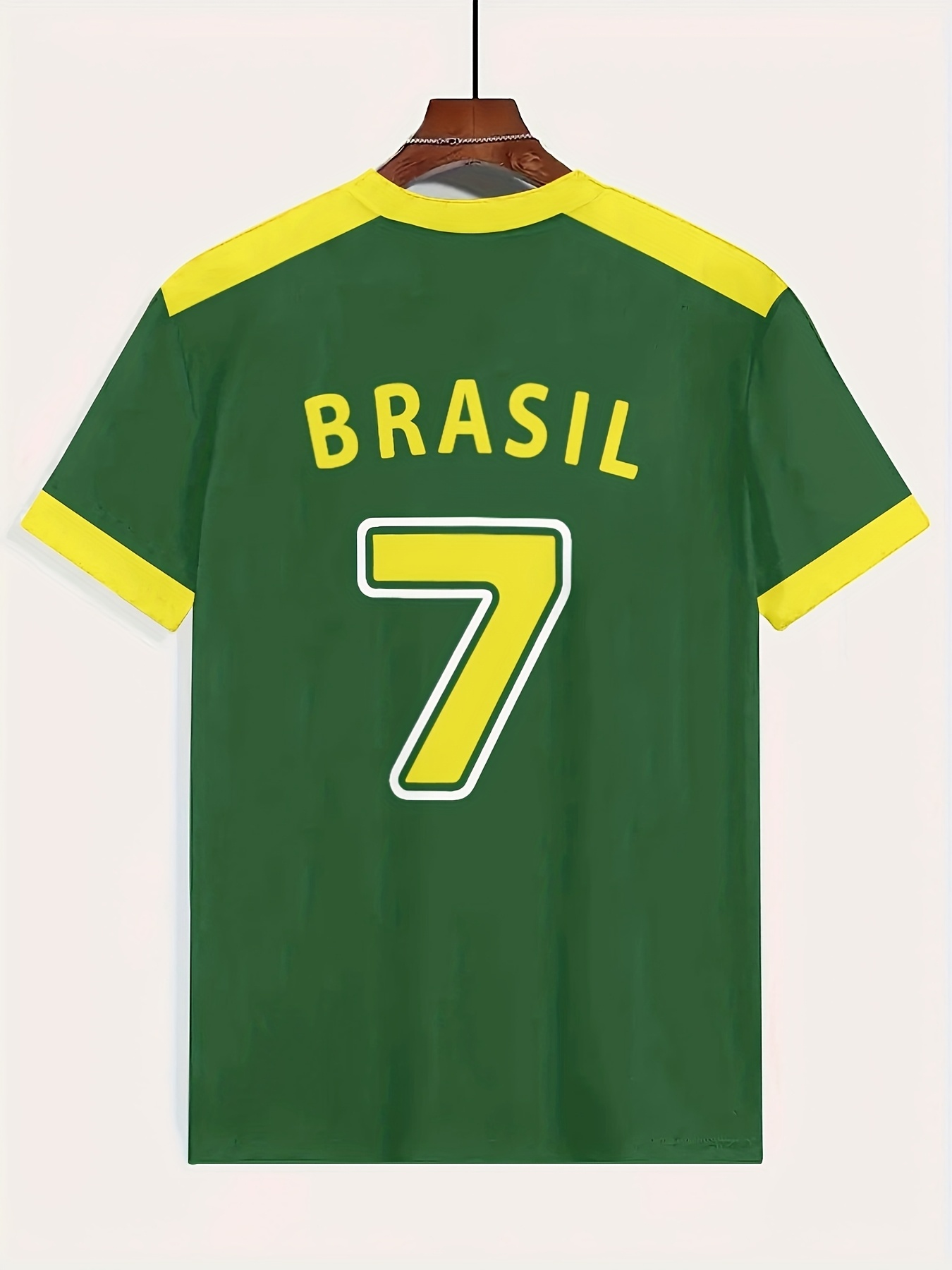 t-shirt de     para homem, casual,  , verão, poliéster, decote  , leve estiramento, tecido de malha,  /m²,  ,   regular, para caminhadas ao ar livre, corrida,   casual, sair detalhes 4