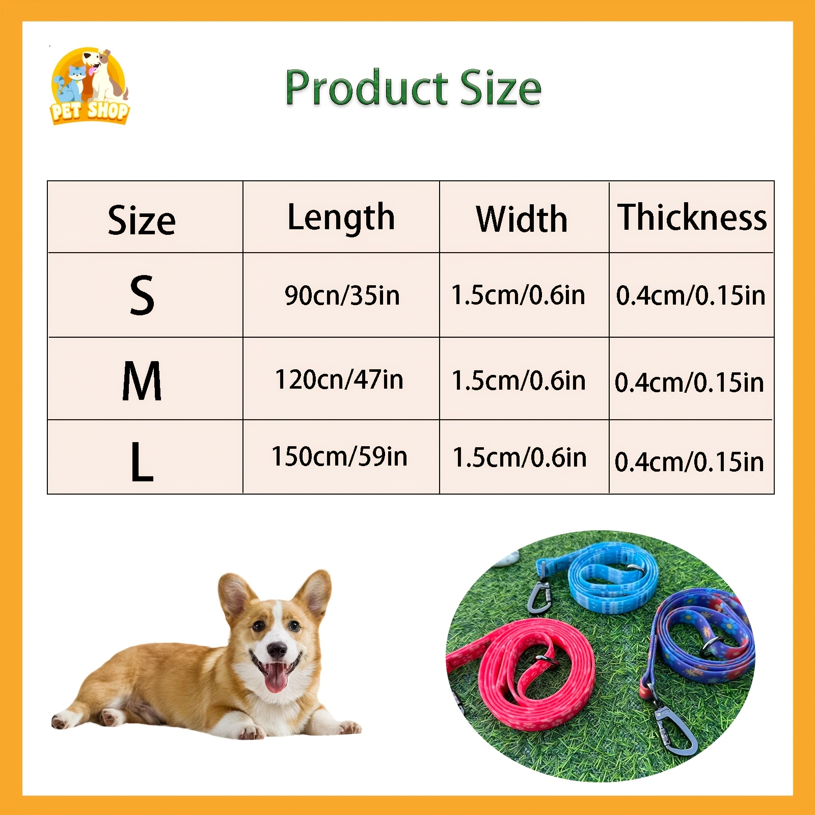 Durable PVC Pet Leash for Medium-Sized Dogs
