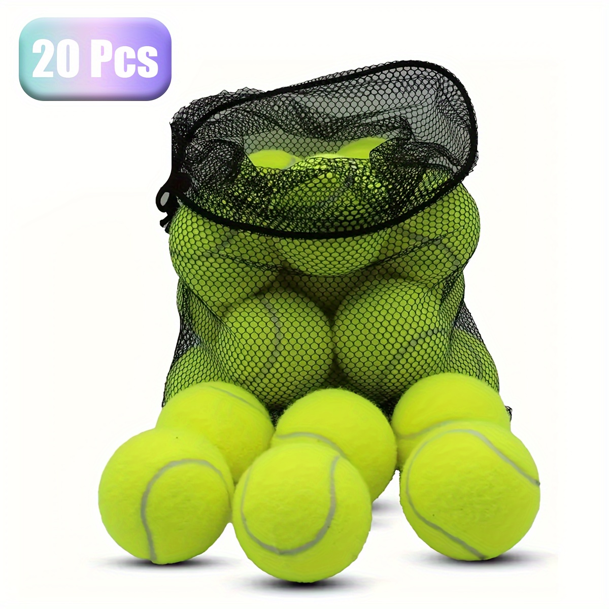 

Tennis Balls, 12 Bags/20 Bags/40 Bags Dog Tennis Balls, Pet Dogs To Play, With Easy To Transport Bag, Color Easy To Catch Pet Dog Balls, Without Battery