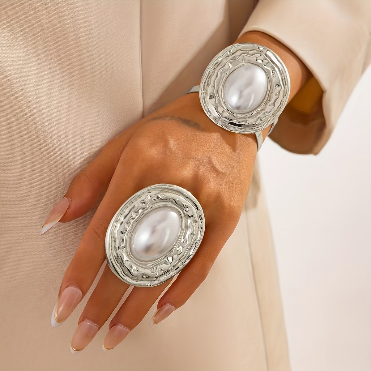 Oval Bracelet/Ring Set