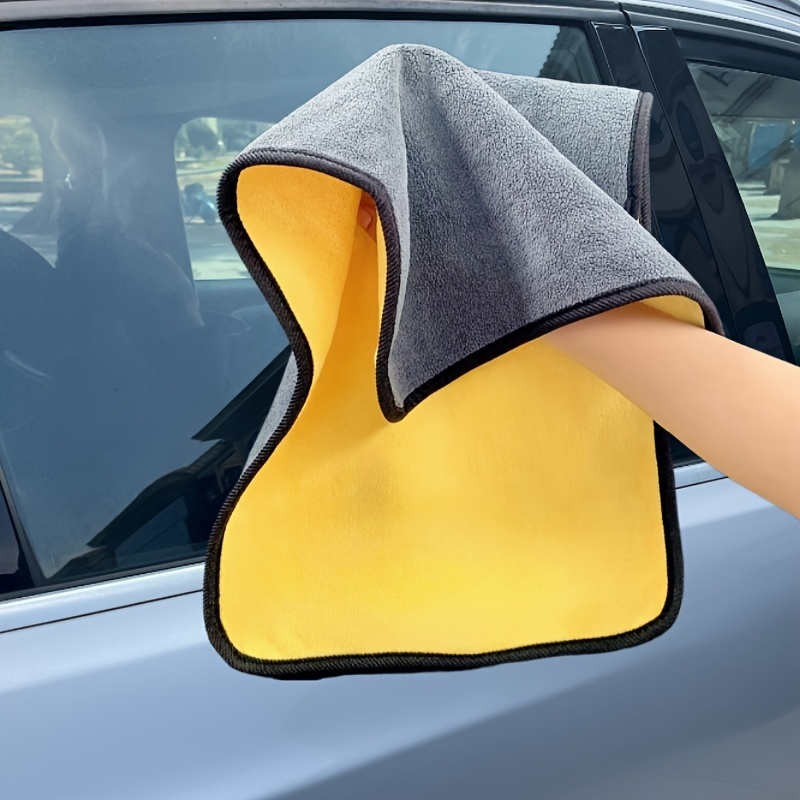TEMU Truck Car Super Absorbent Car Wash Microfiber Towel, Car Cleaning Drying Towel, Strong Water Absorption Dry Towel, Car Care Details