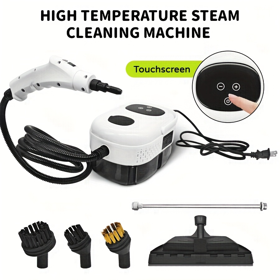2500w high temperature   machine with touchscreen adjustable nozzle and 1000ml water tank ideal for home kitchen bathroom car and clothes kitchen hygiene tool userfriendly interface durable plastic body steam cleaner for car