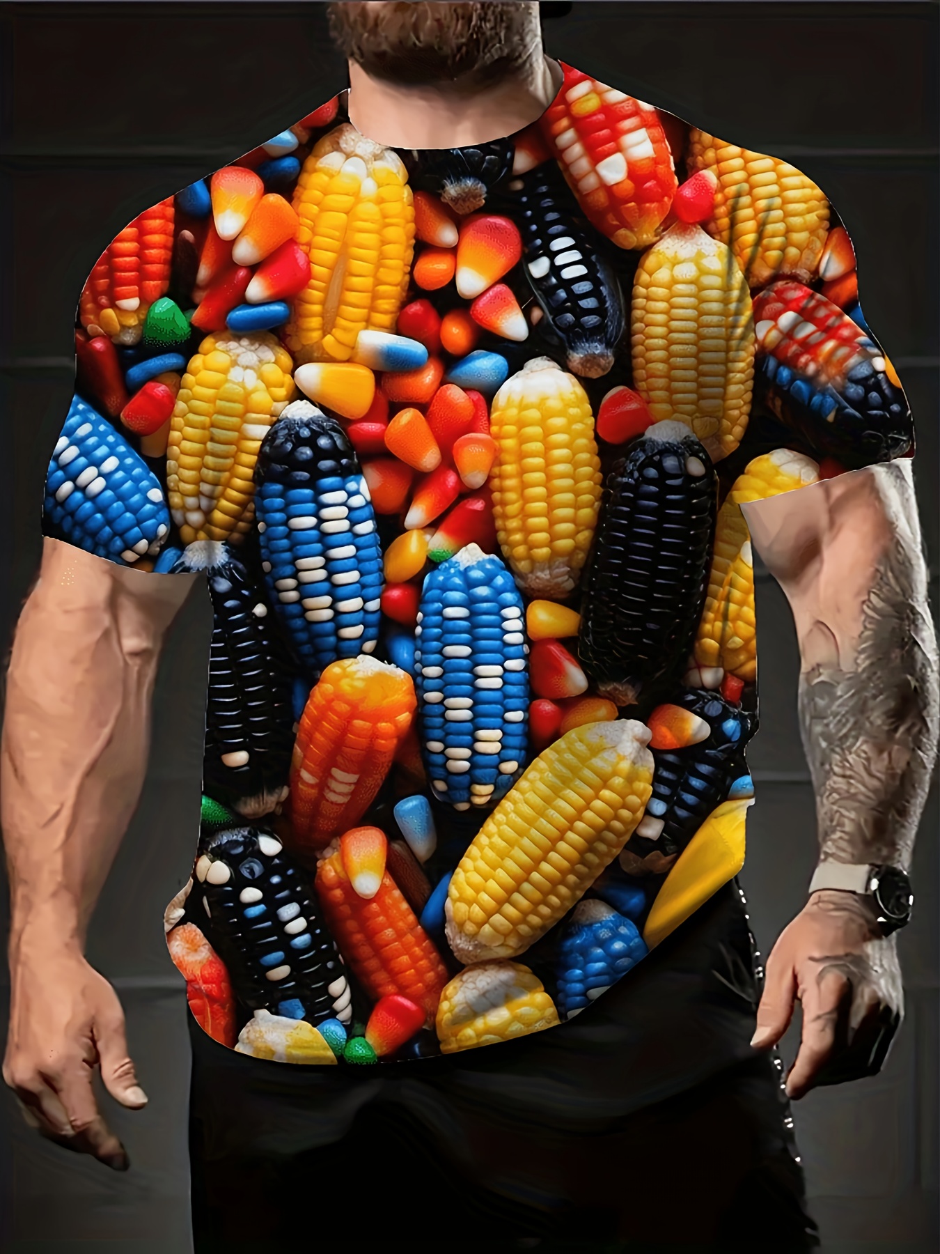 トップス Corn T-Shirt corn shirt sold on Temu Canada