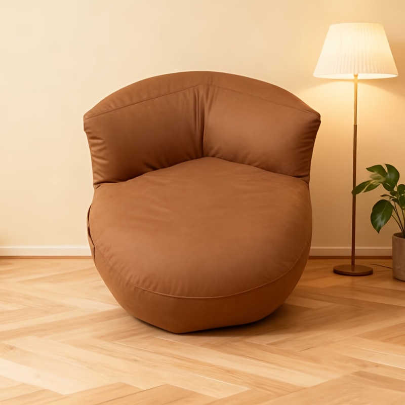 Modern Minimalist Crescent-shaped Lazy Sofa. Suitable for Living Rooms, Bedrooms, Studies, and Office Reading. Soft and Comfortable with Strong Support, Ensuring You Won't Get Tired Even After Lying on It for a Long Time