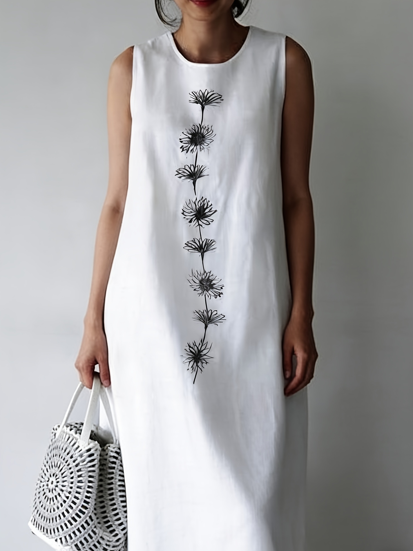 white linen dress sold on Temu Philippines