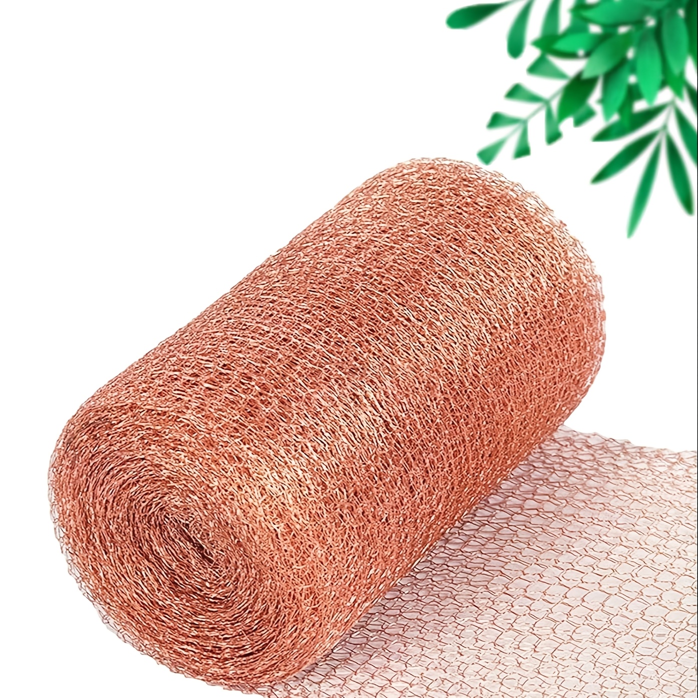 

Rust-proof Copper Mesh Roll - 5" Wide, Double Layer Rodent Barrier For Sealing Holes & , To Size, Mouse Net, Pure Copper Wire Mesh