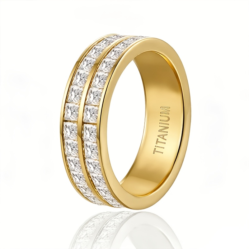 Gold Titanium Ring